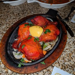 Taste of India signature dishes Chicken TandooriBaingan BhartaLamb Saag